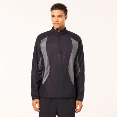 блуза,мъжки,пуловери,oakley,latitude,arc,rc,half,zip,sweatshirt,grey,(blackout)