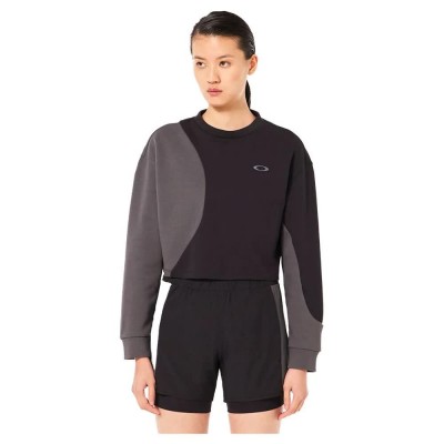 блуза,мъжки,пуловери,oakley,pursuit,cruise,crop,sweatshirt,black,(blackout,uniform,grey)