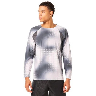 тениска,мъжки,тениски,oakley,pursuit,pro,long,sleeve,t,shirt,organic,spots,grey,(grey)