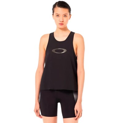 тениска,мъжки,тениски,oakley,pursuit,pro,sleeveless,t,shirt,blackout,(black)