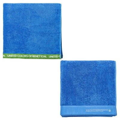 хавлиена,кърпа,хавлии,benetton,90x150,cm,towel,2,units,blue,(blue)