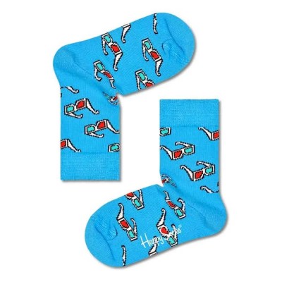 чорапи,детски,чорапи,happy,socks,3d,glasses,socks,blue,(multicolor)