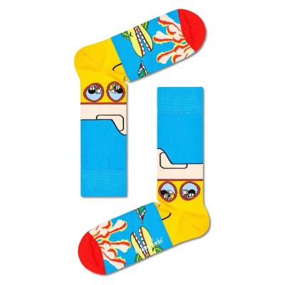 чорапи,мъжки,чорапи,happy,socks,beatles,yellow,submarine,socks,multicolor
