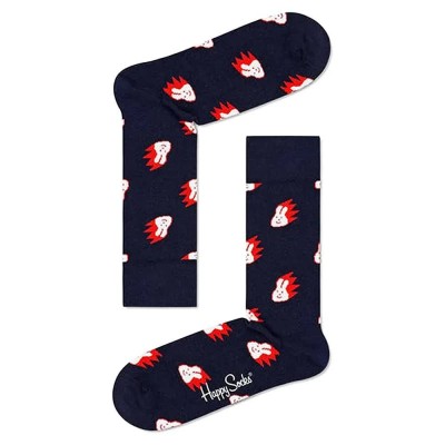 чорапи,мъжки,чорапи,happy,socks,bunny,socks,black,(multicolor)
