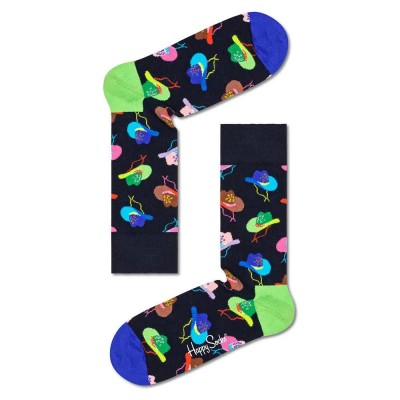 чорапи,мъжки,чорапи,happy,socks,cowboy,hat,socks,multicolor,(black)