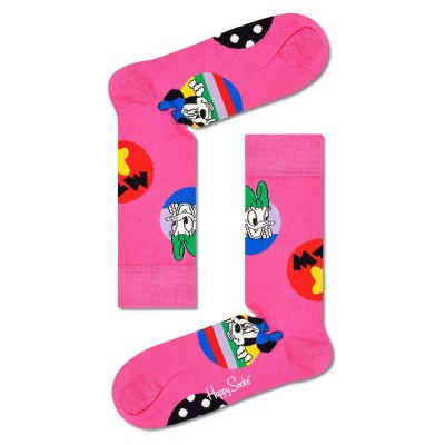 чорапи,мъжки,чорапи,happy,socks,daisy,and,minnie,dot,socks,pink,(multicolor)