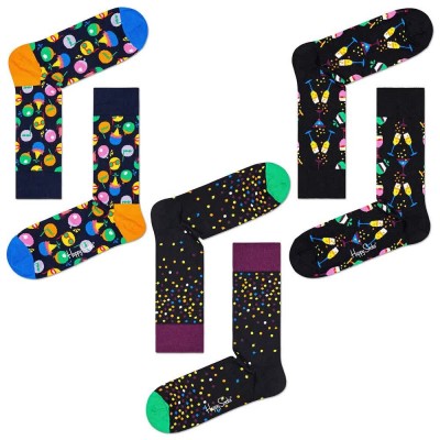 чорапи,мъжки,чорапи,happy,socks,hs456,h,celebration,socks,black,(multicolor)