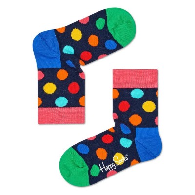 чорапи,детски,чорапи,happy,socks,hs556,b,big,dot,socks,multicolor,(multicolor)