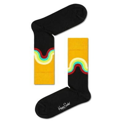 чорапи,мъжки,чорапи,happy,socks,jumbo,wave,socks,yellow,(multicolor)