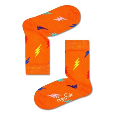 чорапи,детски,чорапи,happy,socks,lightning,socks,orange,(multicolor)