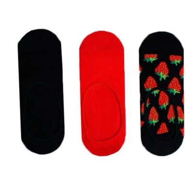 чорапи,мъжки,чорапи,happy,socks,palm,strawberry,liners,socks,multicolor,(multicolor)