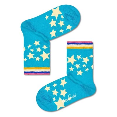 чорапи,детски,чорапи,happy,socks,star,socks,multicolor,(blue)