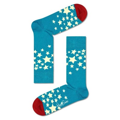 чорапи,мъжки,чорапи,happy,socks,stars,socks,multicolor,(blue)