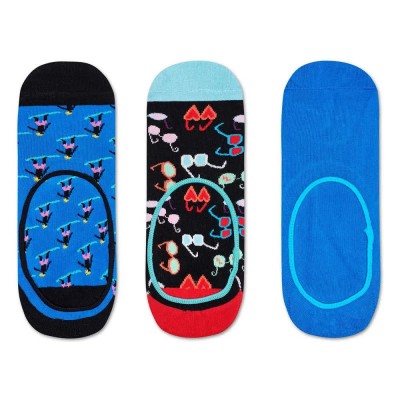 чорапи,мъжки,чорапи,happy,socks,surfer,liners,socks,multicolor,(multicolor)