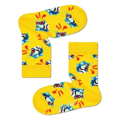 чорапи,детски,чорапи,happy,socks,tiger,socks,yellow,(multicolor)