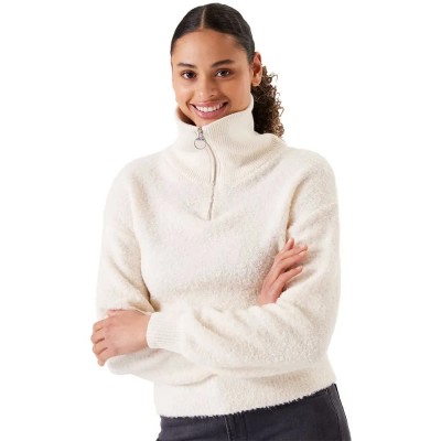 блуза,дамски,пуловери,дамски,плетени,дрехи,garcia,j30242,half,zip,sweater,beige
