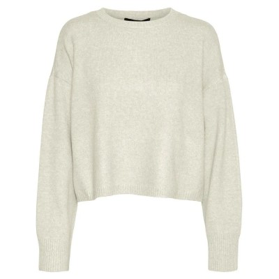 блуза,дамски,пуловери,дамски,плетени,дрехи,vero,moda,doffy,petite,sweater,beige,(birch,detail,w.,melange)