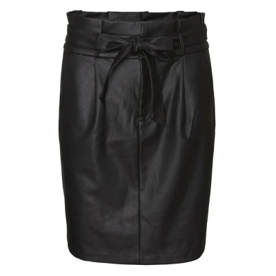 пола,дамски,поли,и,рокли,vero,moda,eva,petite,short,skirt,black,(black,aop,coated)