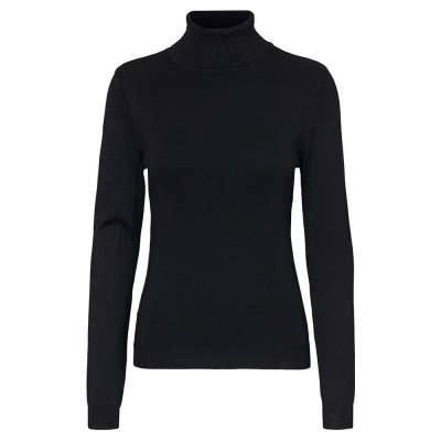 блуза,дамски,пуловери,дамски,плетени,дрехи,vero,moda,glory,petite,sweater,black,(black)