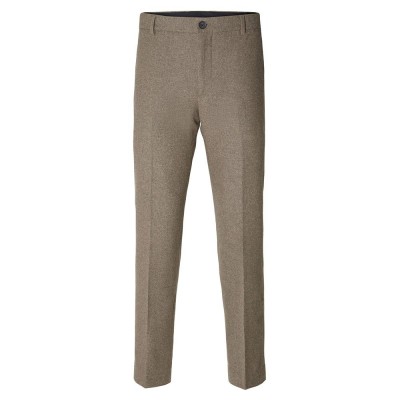 панталони,мъжки,панталони,selected,slim,mark,dress,pants,brown