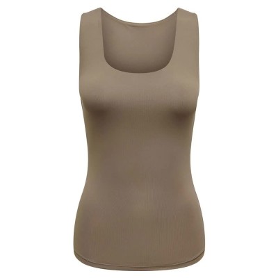 тениска,дамски,тениски,only,ea,sleeveless,t,shirt,brown,(walnut)