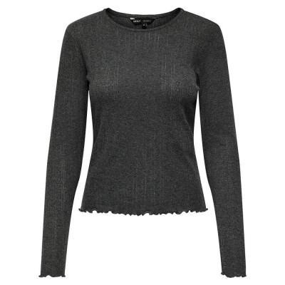 тениска,дамски,тениски,only,lotta,long,sleeve,t,shirt,grey,(dark,grey,melange)