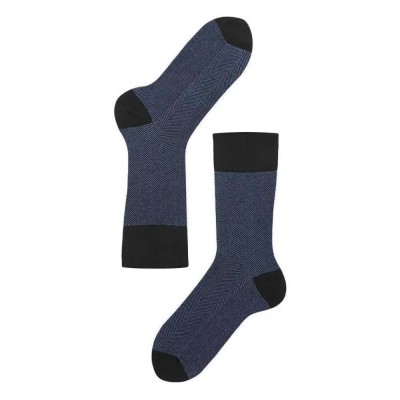 чорапи,мъжки,чорапи,lenz,longlife,half,long,socks,2,pairs,multicolor,(black,blue,fishbone)