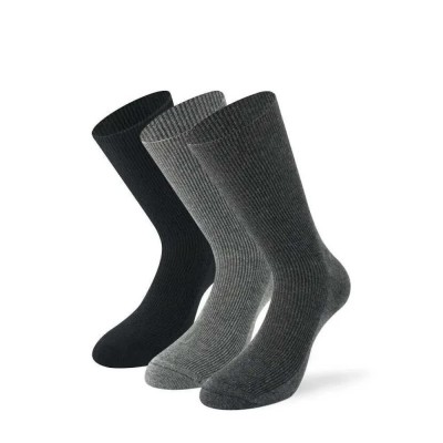 чорапи,мъжки,чорапи,дамски,чорапи,lenz,no,pressure,half,long,socks,3,pairs,grey,(grey,anthracite,black)