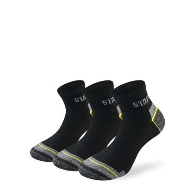 чорапи,мъжки,чорапи,дамски,чорапи,lenz,staff,worker,basic,short,socks,3,pairs,black,(black,grey)