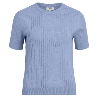 тениска,дамски,тениски,object,noelle,short,sleeve,t,shirt,brunnera,blue,detail,melange,(blue)