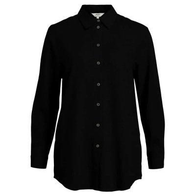 риза,с,дълъг,ръкав,дамски,блузи,дамски,ризи,object,sanne,long,sleeve,shirt,black,(black)
