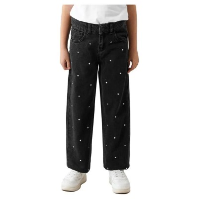 дънки,мъжки,панталони,дамски,панталони,name,it,rose,straight,fit,jeans,black,(black)