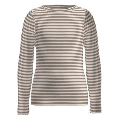 тениска,детски,тениски,name,it,suraja,long,sleeve,t,shirt,mocha,meringue,pattern,stripe,(beige,brown)