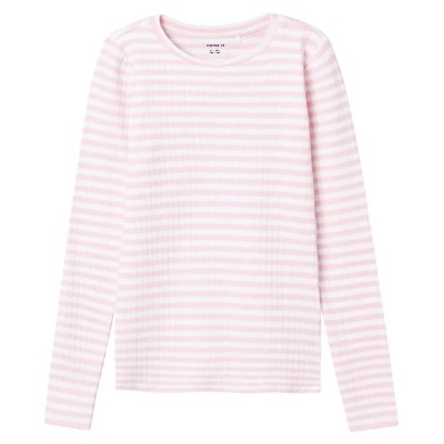 тениска,детски,тениски,name,it,suraja,long,sleeve,t,shirt,parfait,pink,pattern,stripe,(pink)