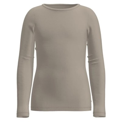 тениска,детски,тениски,name,it,suraja,long,sleeve,t,shirt,pure,cashmere,pattern,solid,(beige)
