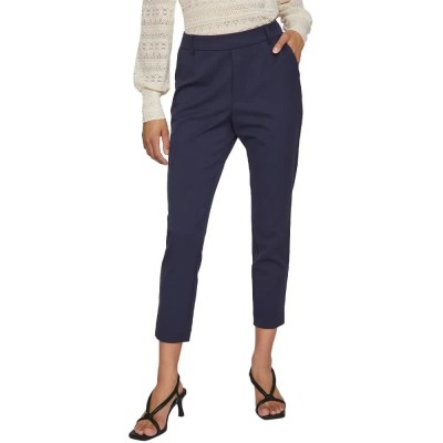 сако,дамски,панталони,vila,varone,slim,fit,high,waist,pants,navy,blazer,(blue)