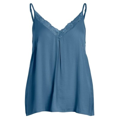 дамски,блузи,дамски,ризи,vila,cava,sleeveless,blouse,blue,(coronet,blue)