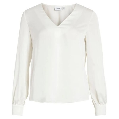 риза,с,дълъг,ръкав,дамски,блузи,дамски,ризи,vila,ellette,long,sleeve,shirt,white,(snow,white)