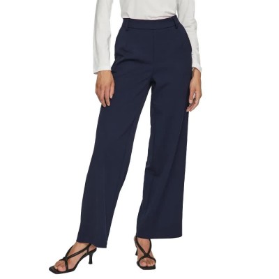 сако,дамски,панталони,vila,varone,wide,leg,high,waist,pants,navy,blazer,(blue)