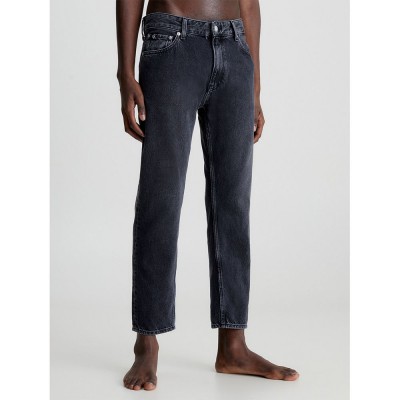 дънки,мъжки,панталони,calvin,klein,jeans,dad,fit,jeans,black