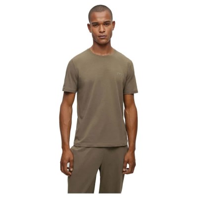 тениска,мъжки,пижами,boss,mix,&,match,short,sleeve,pyjama,t,shirt,green,(open,green)