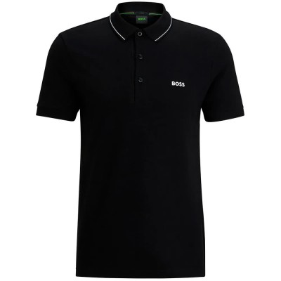 дамски,блузи,с,яка,мъжки,блузи,с,яка,boss,paul4,10258215,short,sleeve,polo,black,(white)
