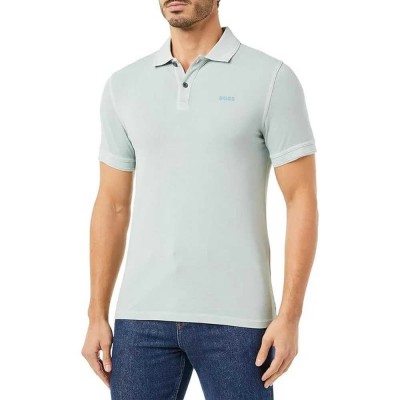 мъжки,блузи,с,яка,boss,prime,short,sleeve,polo,light,pastel,green,(green)