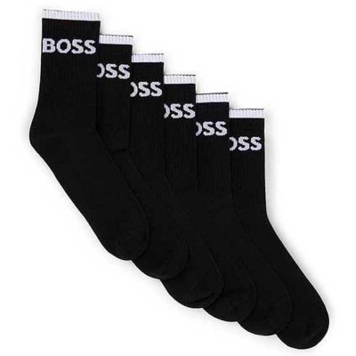 чорапи,мъжки,чорапи,boss,stripcc,10257762,socks,6,pairs,black