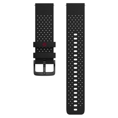 други,аксесоари,polar,silicone,strap,22,mm,black,(black,grey)