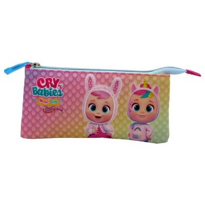 канцеларски,принадлежности,bebes,llorones,triple,pencil,case,pink,(multicolor)