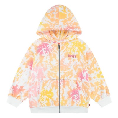 блуза,детски,блузи,levi´s,®,aop,oversized,full,zip,sweatshirt,yellow,(white,alyssum)