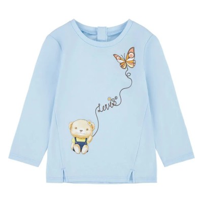тениска,детски,тениски,levi´s,®,bear,notched,front,long,sleeve,t,shirt,blue,(blue)