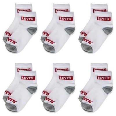 чорапи,детски,чорапи,levi´s,®,box,tab,half,long,socks,6,units,transparent,(white)