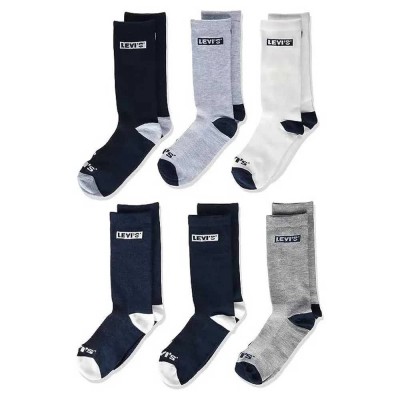 чорапи,детски,чорапи,levi´s,®,box,tab,long,socks,6,units,dress,blues,(multicolor)